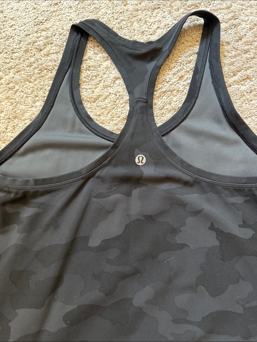 lululemon athletica Black Camo Racerback Tank - Picture 3 of 3